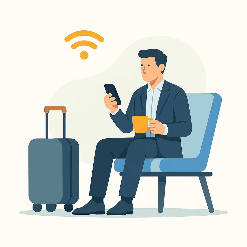 Phòng chờ & tiện ích cao cấp - Freepik keyword: airport lounge luxury