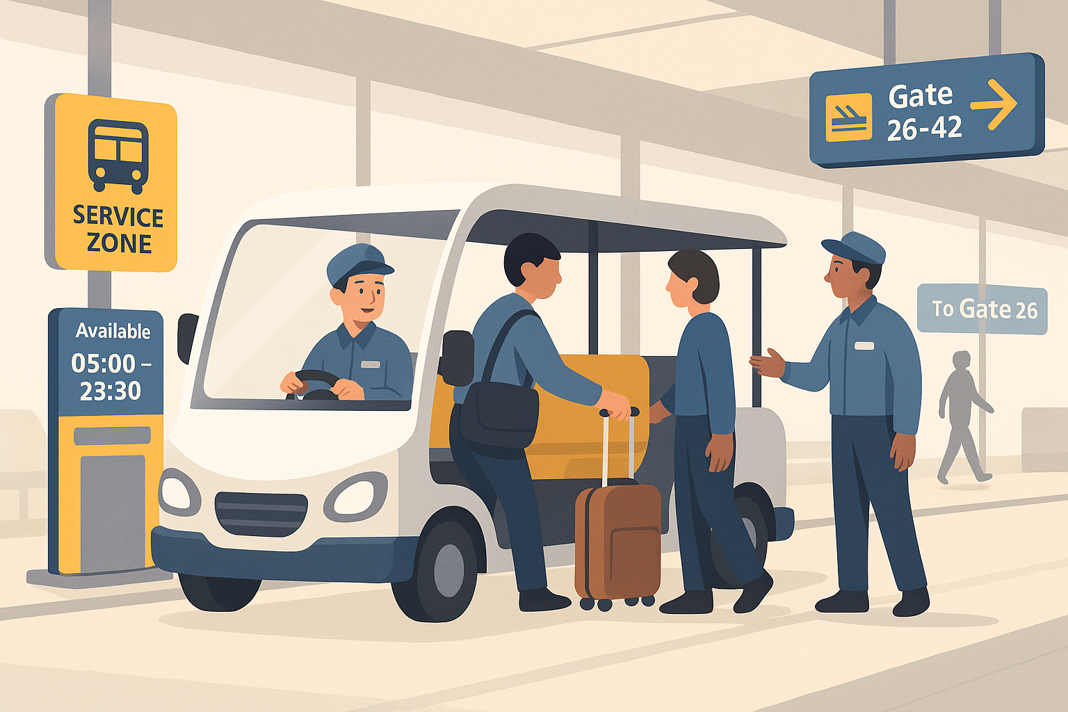 Khu vực phục vụ xe điện