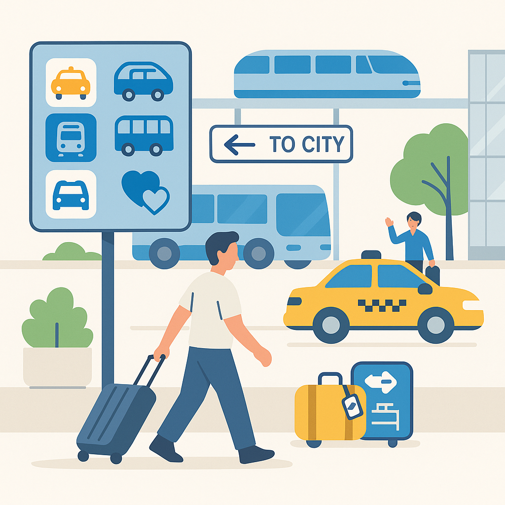 Rời sân bay - Freepik keyword: leaving airport